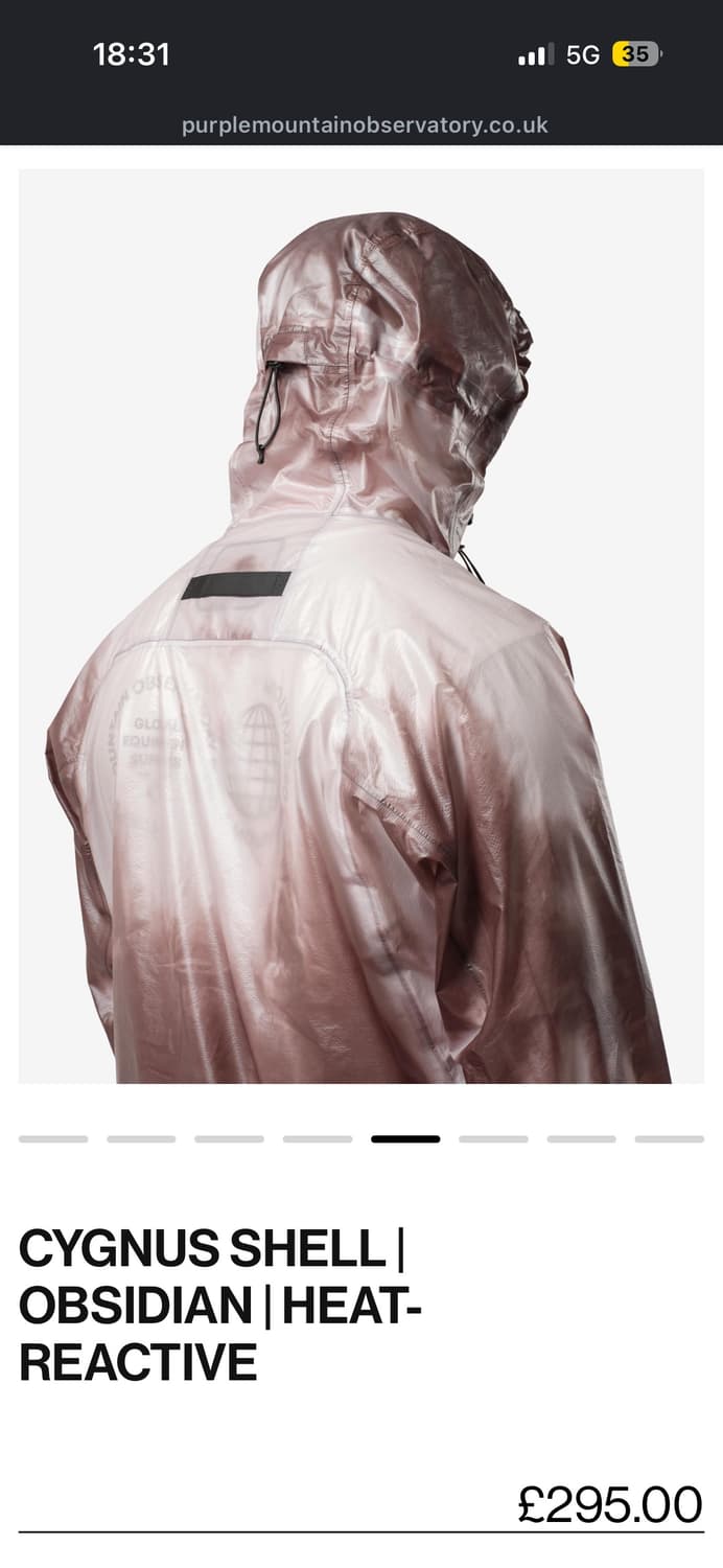 퍼플마운틴 옵저버토리 히트리액티브 쉘 자켓 상품이미지3