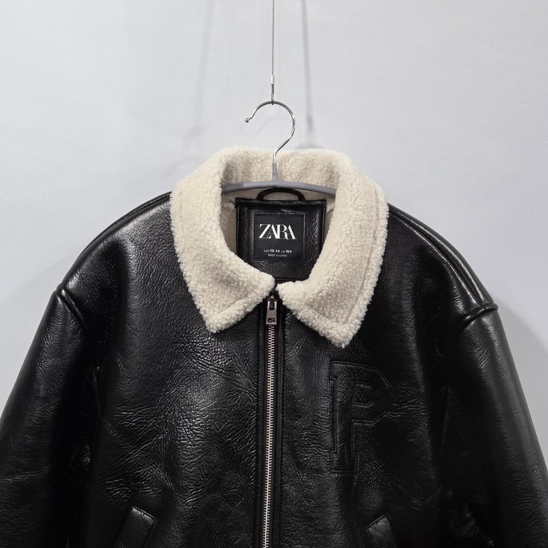 자라 페이크레더 무스탕 13/14 상품이미지2