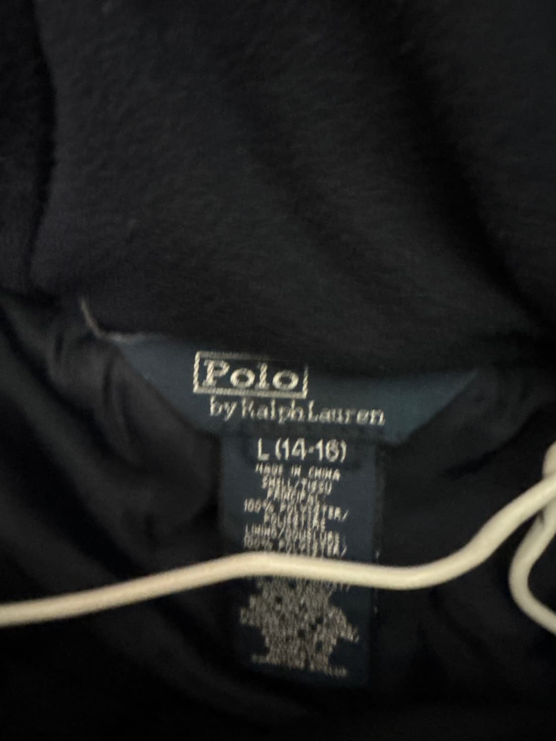 폴로 빅포니 패딩 네이비 상품이미지2