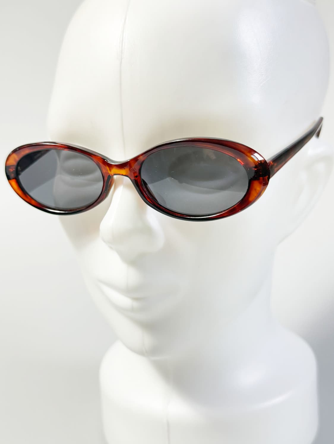 JOANNA 토터스쉘 오벌 프레임 빈티지 선글라스 상품이미지8