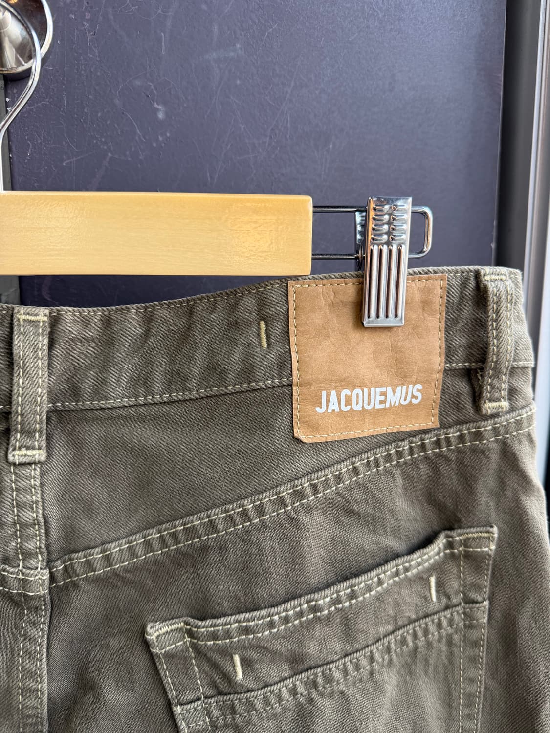 32~33/ 자크뮈스 LE PAPIER 브라운 데님 팬츠 상품이미지10