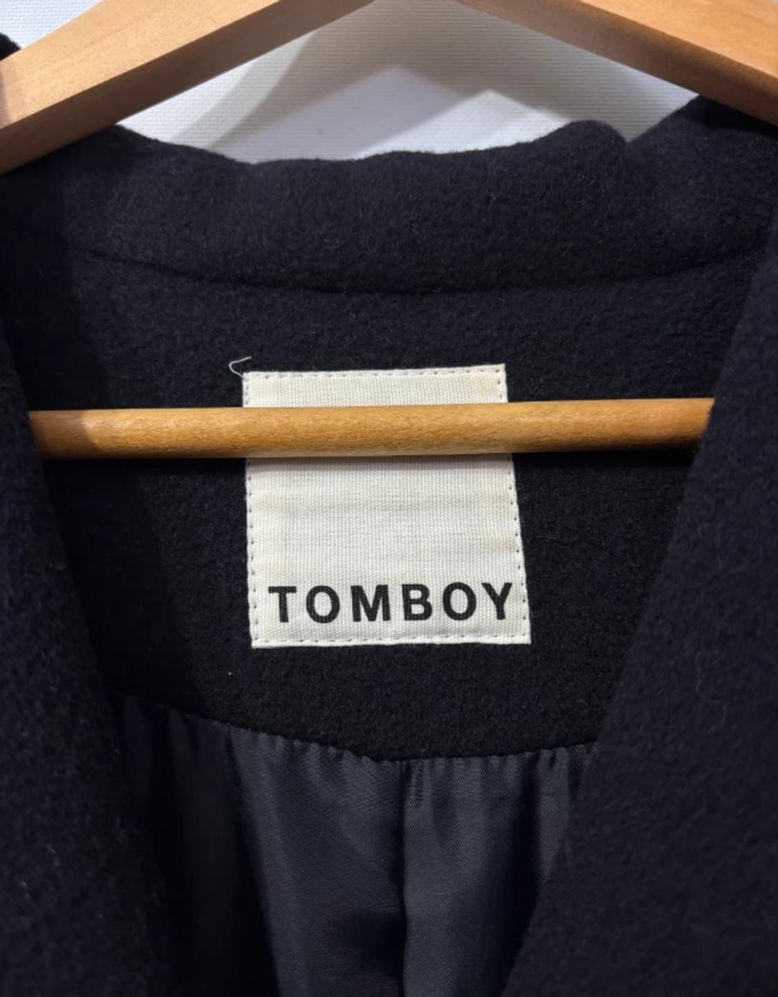 스튜디오톰보이 블랙 코트 ~55 상품이미지5