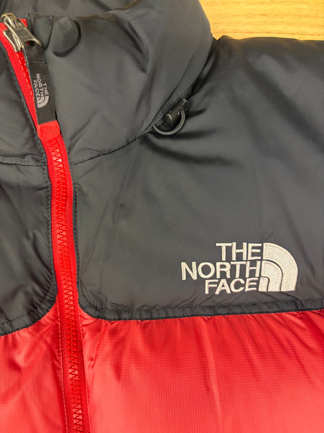 [XL]노스페이스 700 눕시 패딩 레드/블랙 상품이미지2