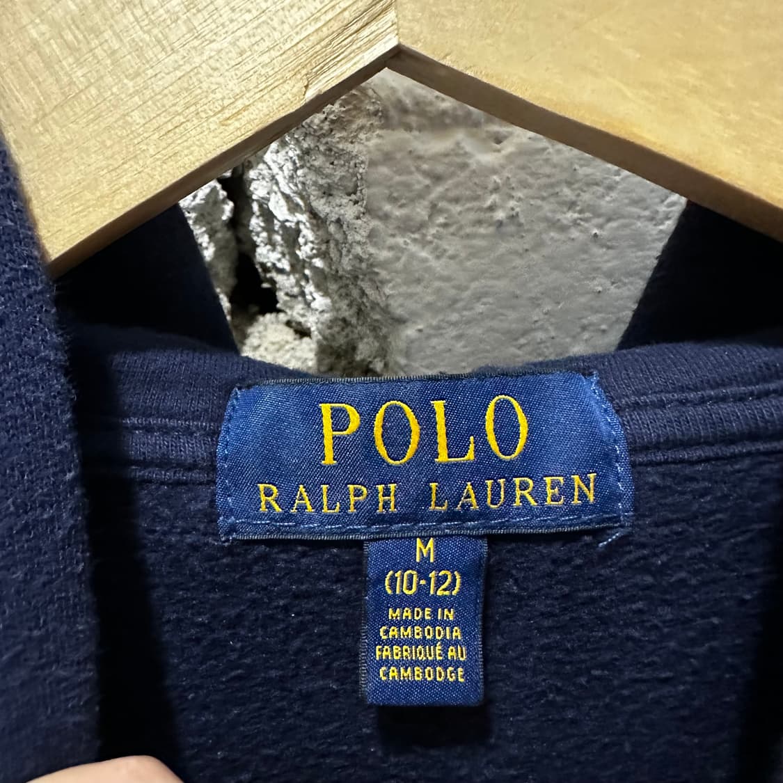 폴로 랄프로렌 후드집업 네이비 상품이미지3