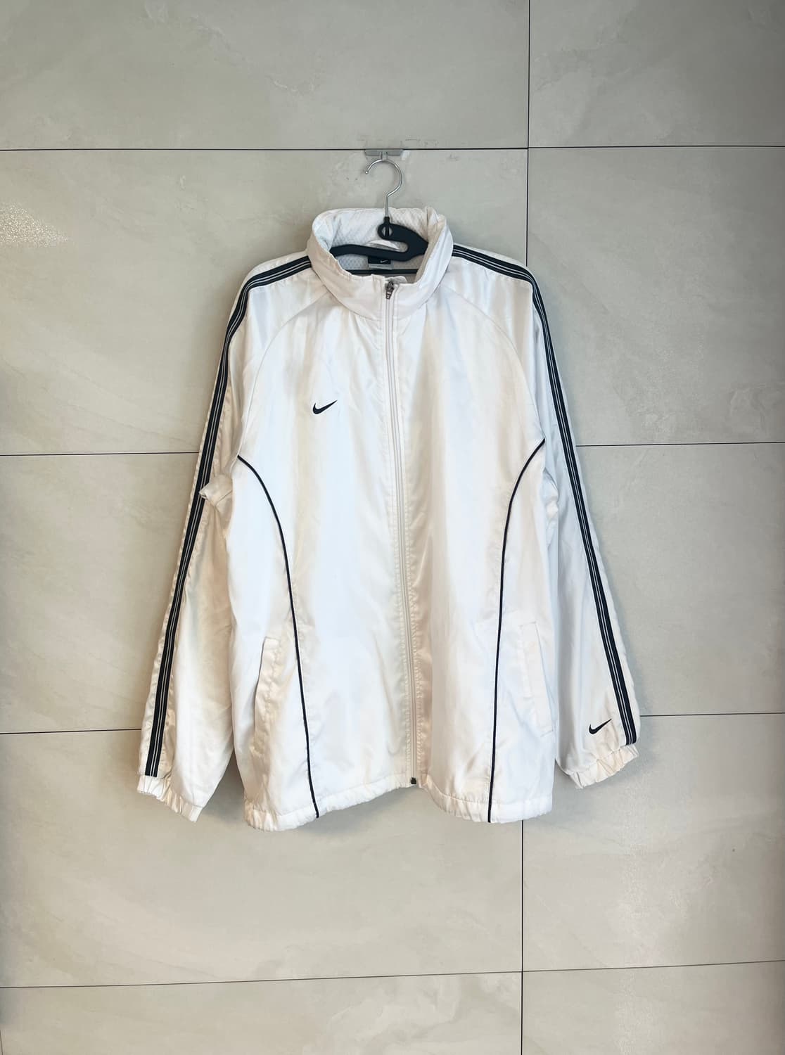 나이키 재팬라인 스우시 바람막이 자켓 화이트 (XL size) 상품이미지1