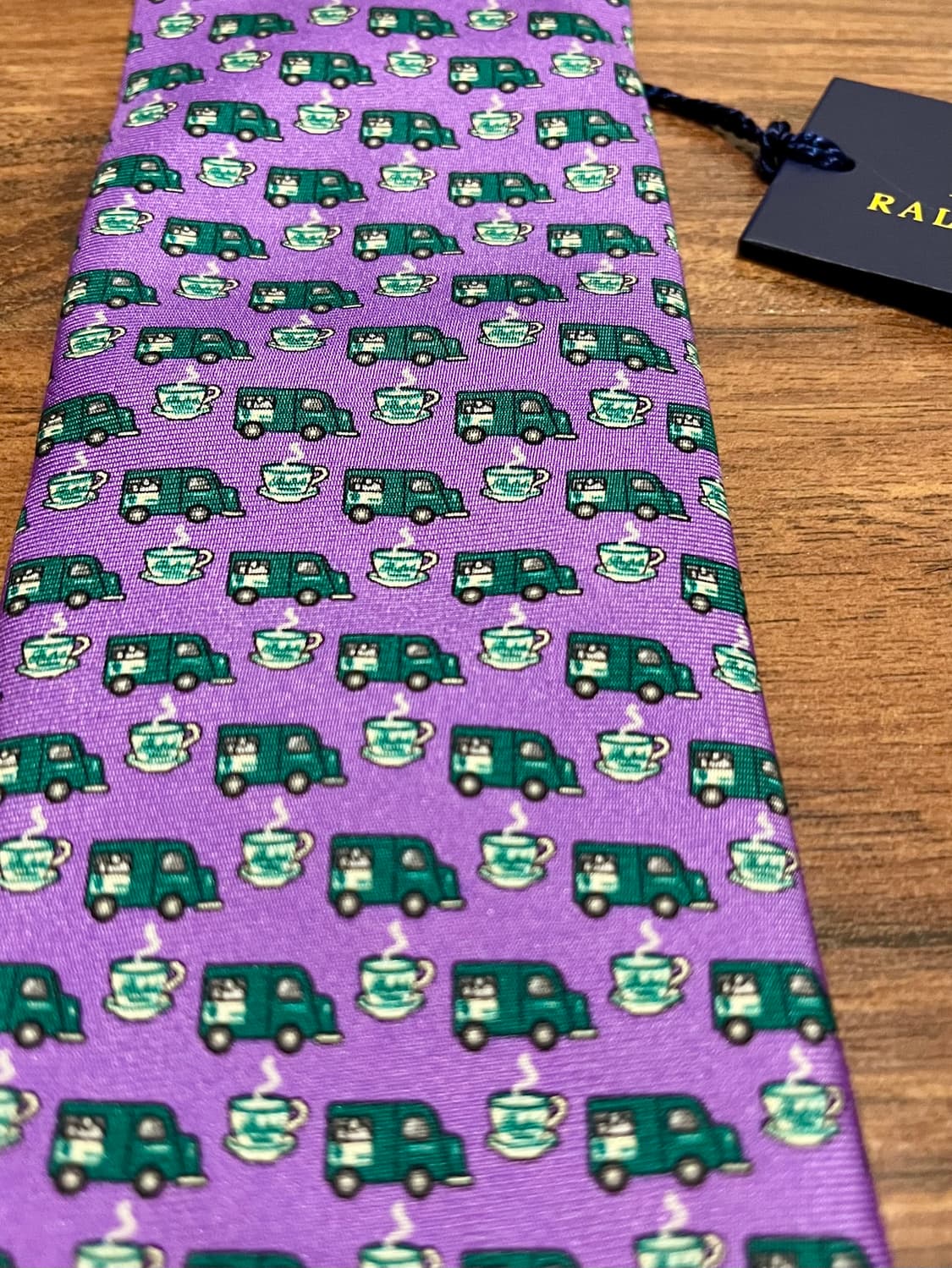 폴로 랄프로렌 랄프스 커피 실크 넥타이 Ralphs Coffee 상품이미지1