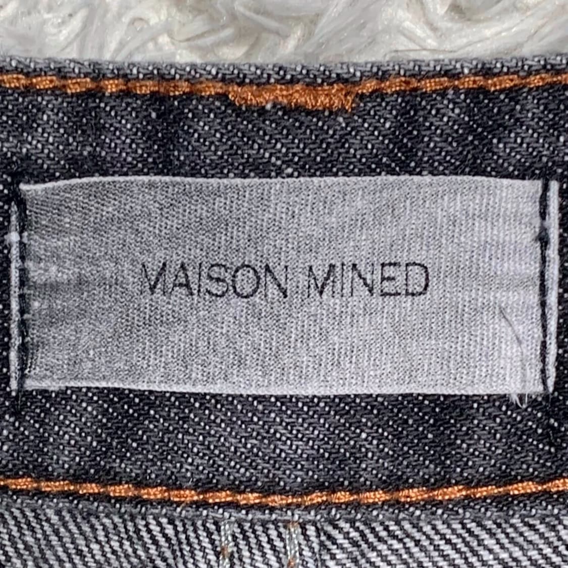 [31] 메종 미네드 원턱 루즈 와이드핏 데님팬츠 상품이미지5