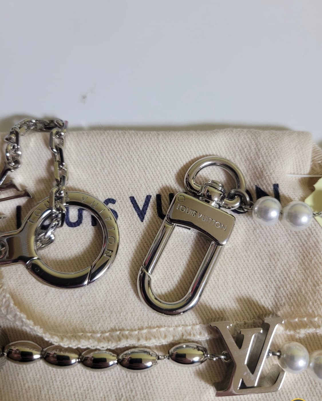 루이비통 펄 벨트체인 겸 백참 (새상품) 상품이미지3