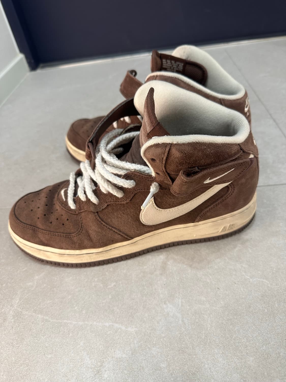 (275) 나이키 에어포스 미드 초콜릿 상품이미지4