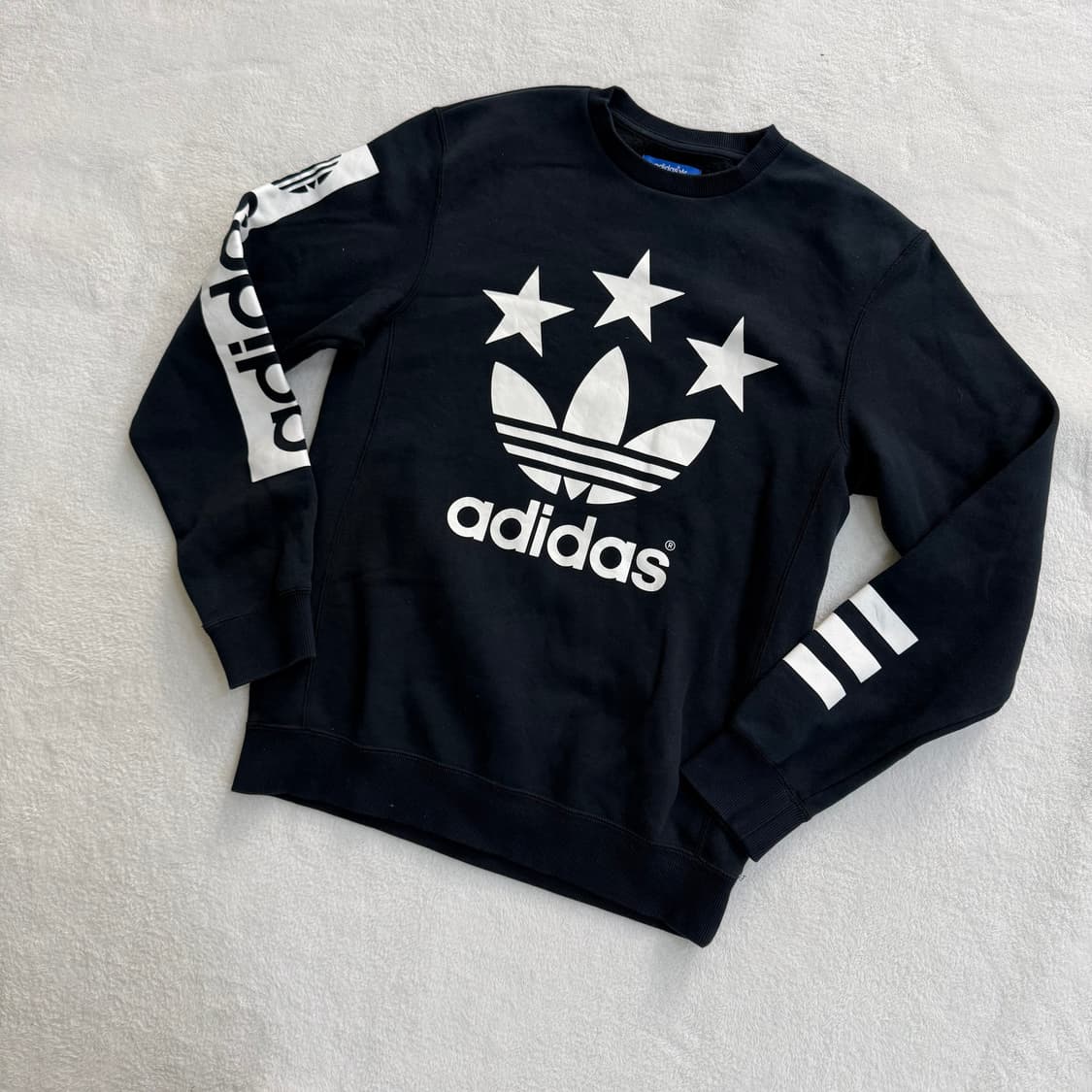 90 아디다스 트레포일 별 맨투맨 0320T 상품이미지1