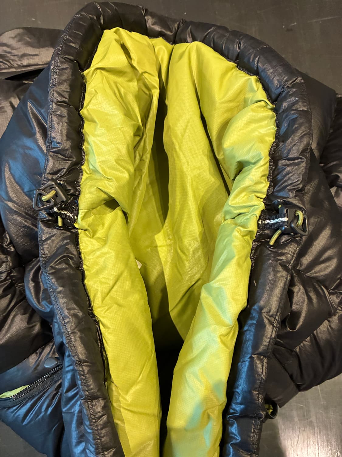 L) 컬럼비아 구스다운 패딩 블랙 상품이미지9