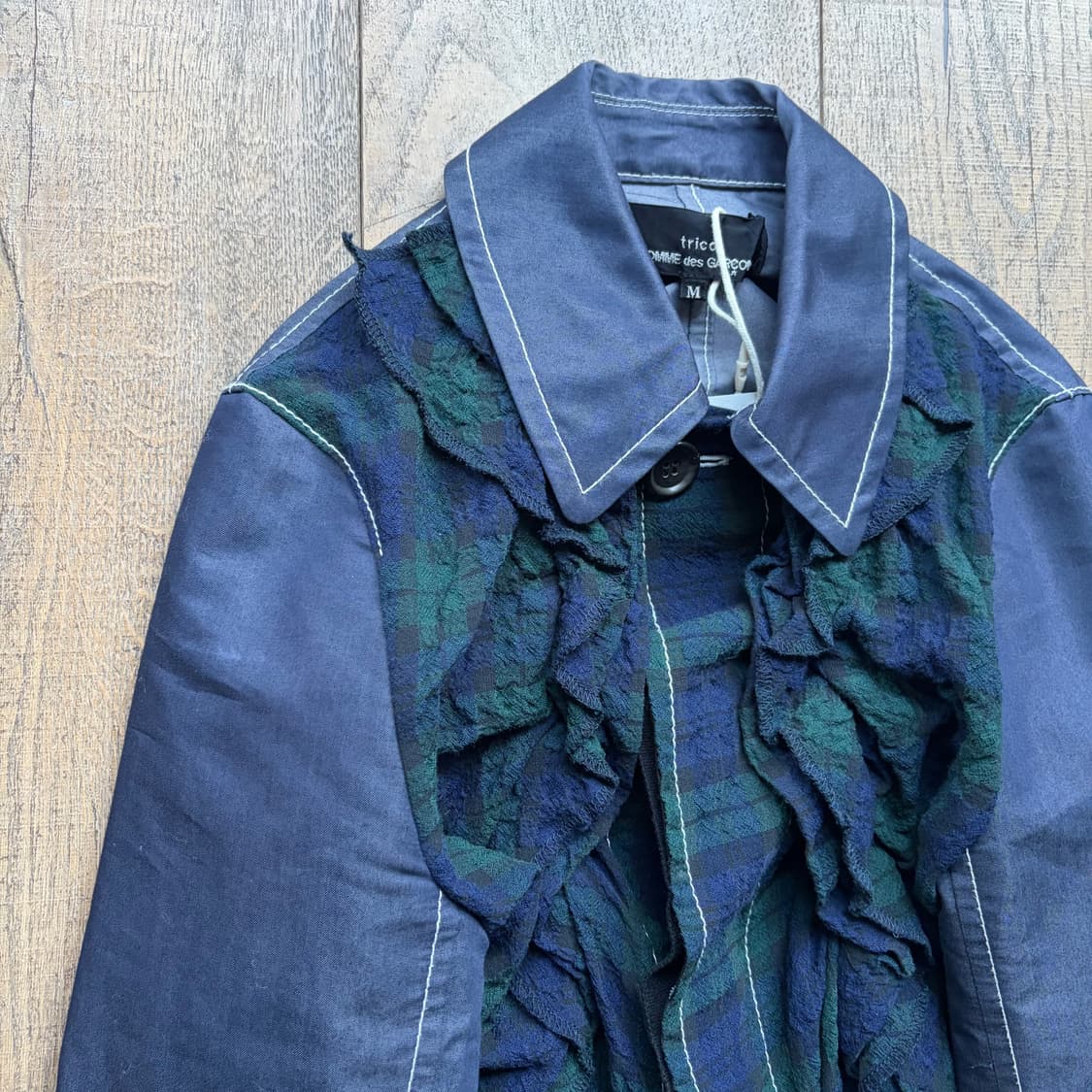 Check Shirring Docking Coat 상품이미지7