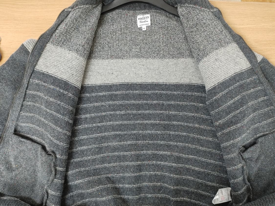 HAZZYS 헤지스 남성 니트 스웨터 집업가디건 상품이미지8