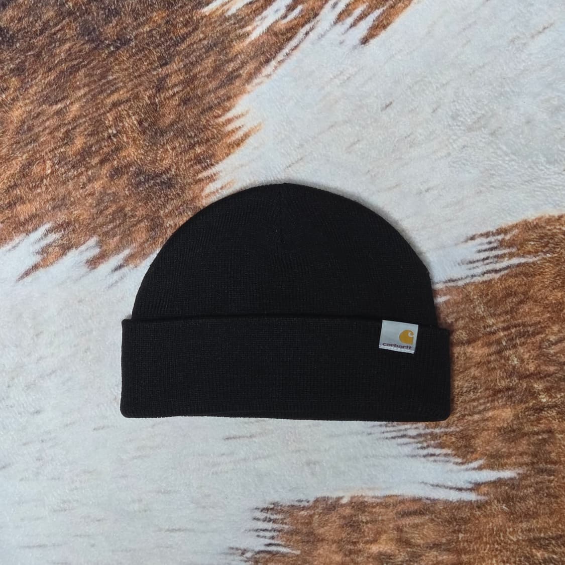 칼하트 블랙 니트 숏 비니 상품이미지1