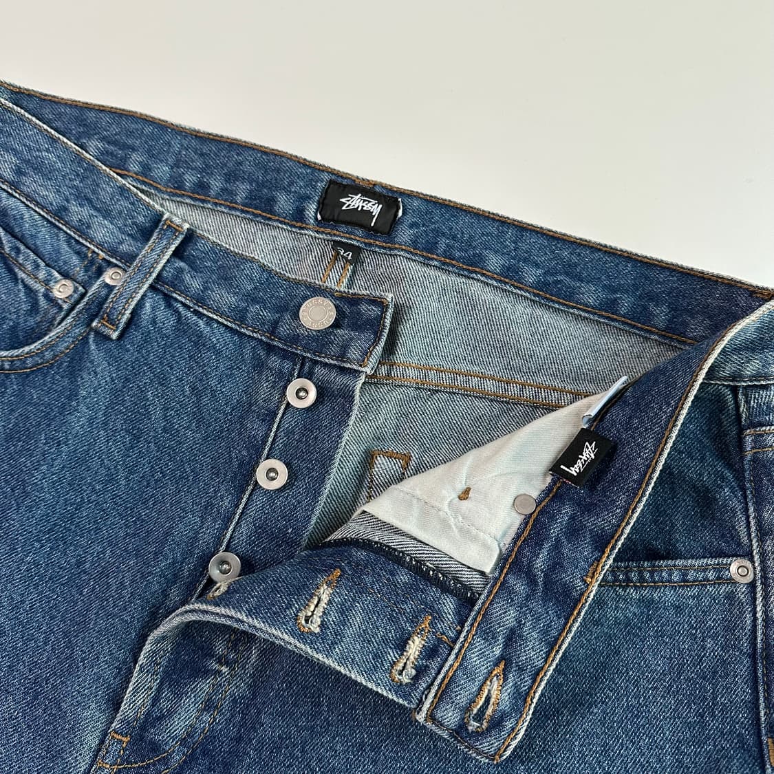[34] 스투시 데님 슬림 올 진 상품이미지5