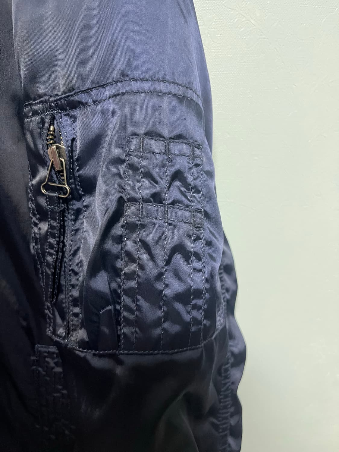 아디다스 오리지널 네이비 봄버자켓 상품이미지3