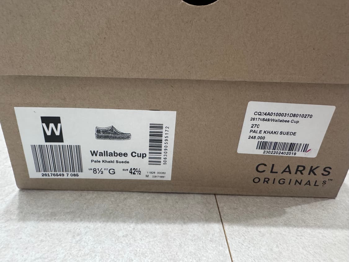 클락스 왈라비컵 270 새상품 상품이미지4