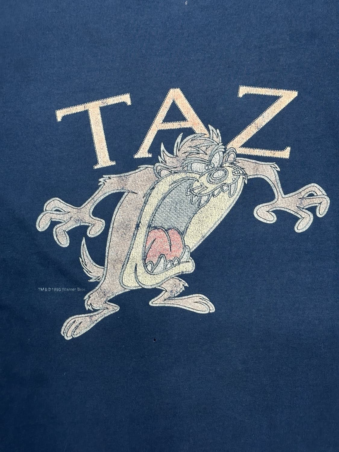 1995' TAZ 카툰 티셔츠 XL 상품이미지3