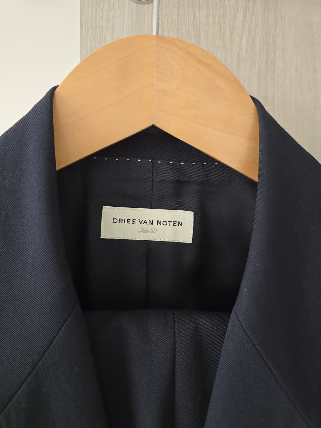 드리스반노튼 더블브레스티드 다크네이비 수트 50 상품이미지3