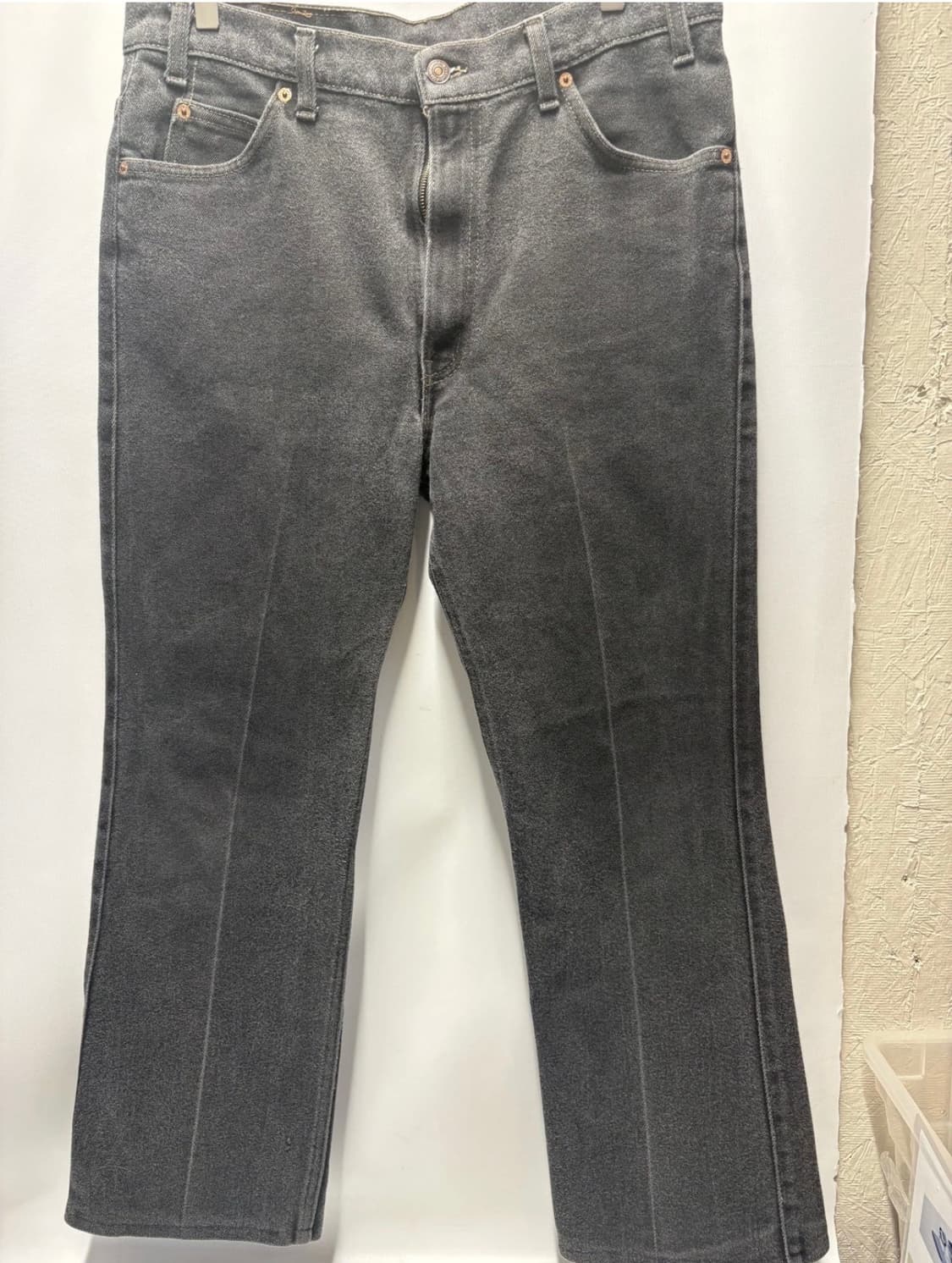 90s 리바이스 517 부츠컷 오렌지탭 블랙 팬츠 36x31 상품이미지1