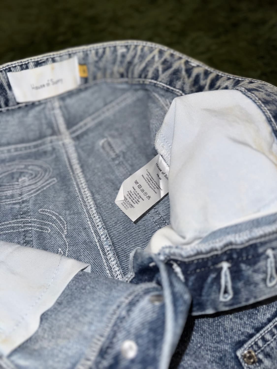 하우스오브써니 HOCKNEY 스티치 디테일 더블니 팬츠 상품이미지4