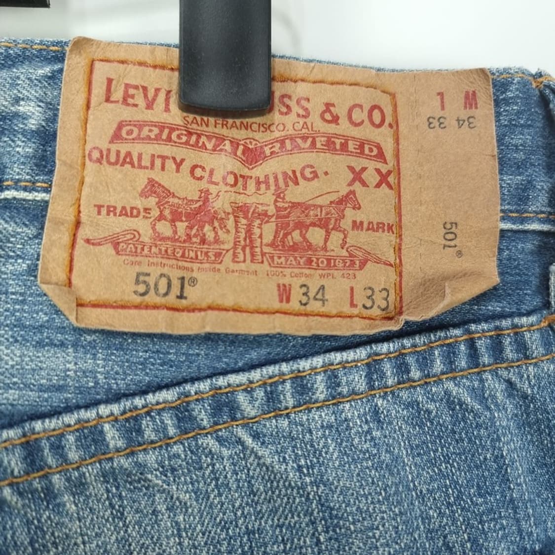 [리바이스] 501 스트레이트 데님 팬츠 청바지 M18756 상품이미지4