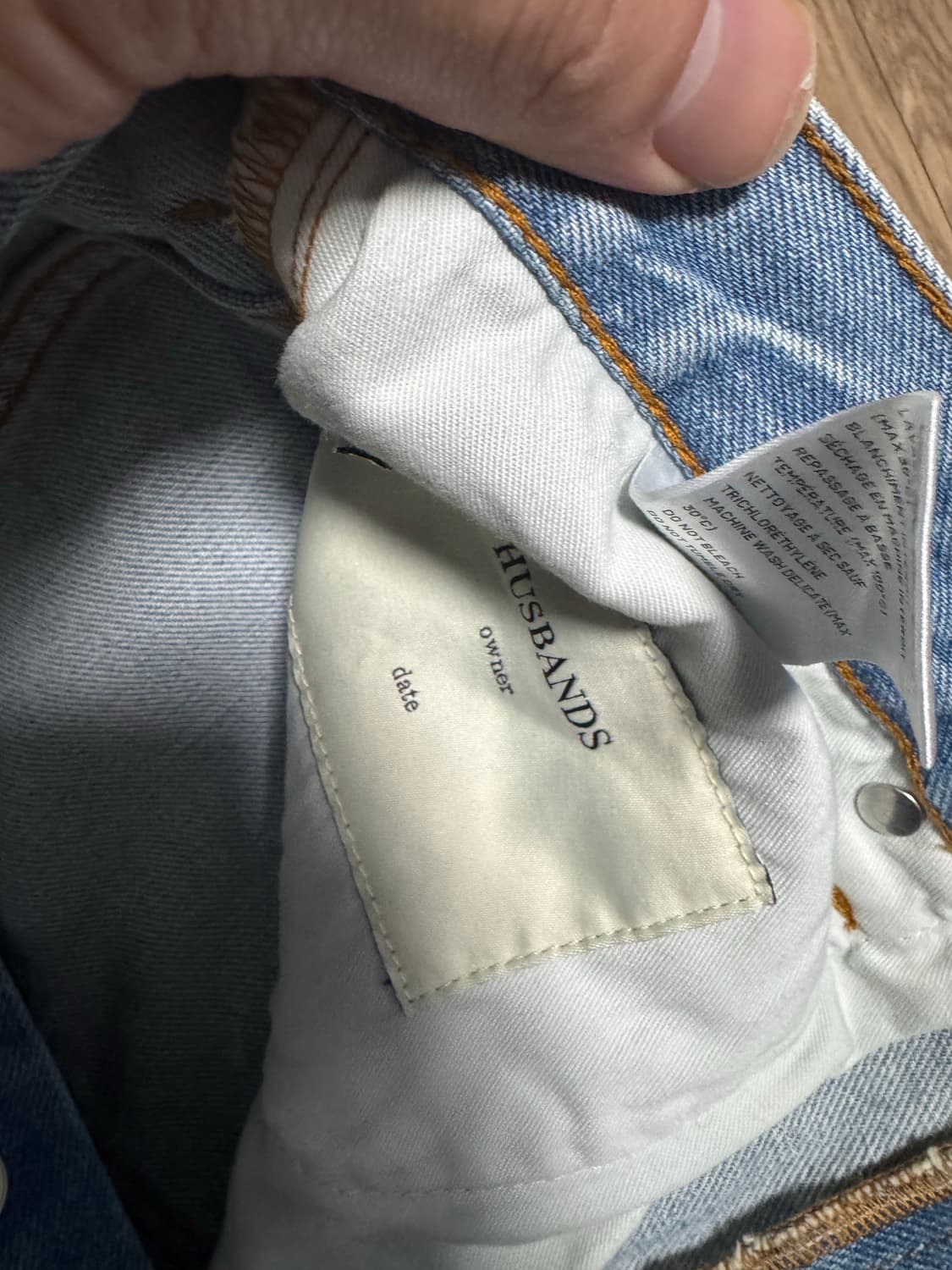 Husbands paris 플레어 연청 부츠컷진 32 상품이미지4