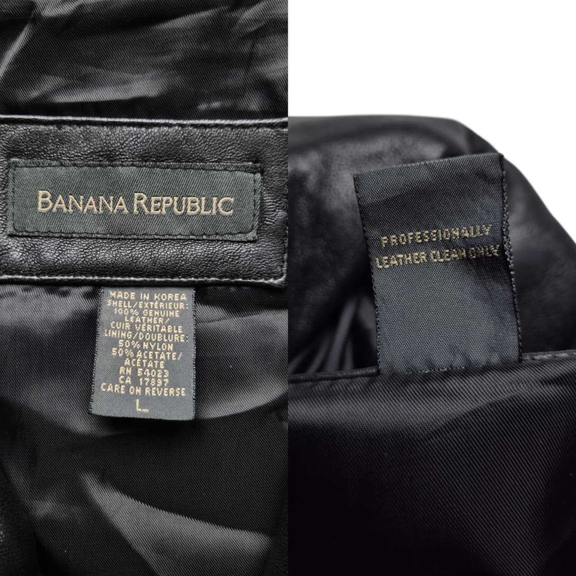 [L] 올드 바나나리퍼블릭 레더 카코트 상품이미지9