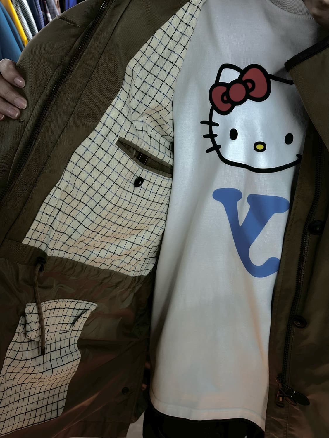폴로 베이지 후드 자켓 상품이미지5