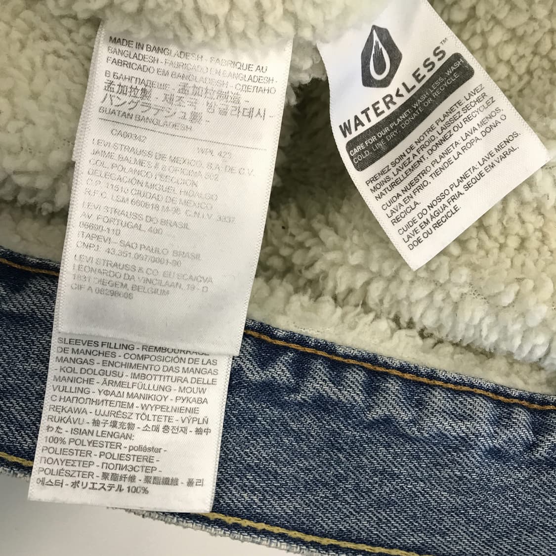 리바이스 양털 쉐르파 자켓 [L사이즈] 상품이미지6