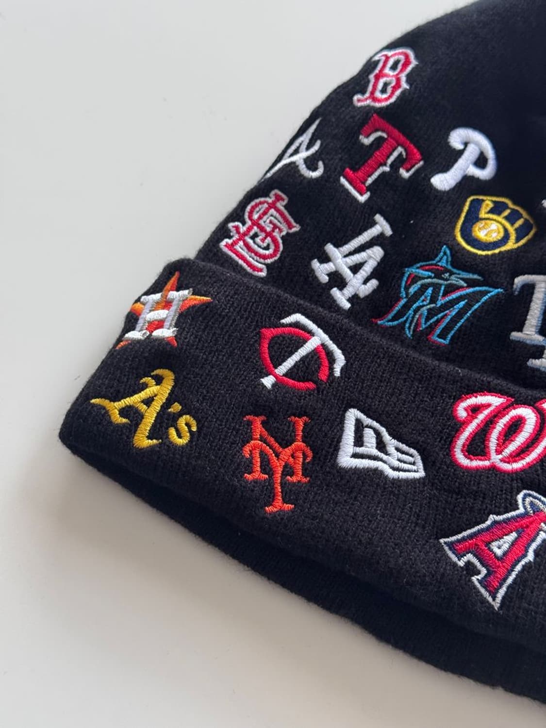 TEAM LOGO KNIT BEANIE 팀 로고 니트 비니 상품이미지2