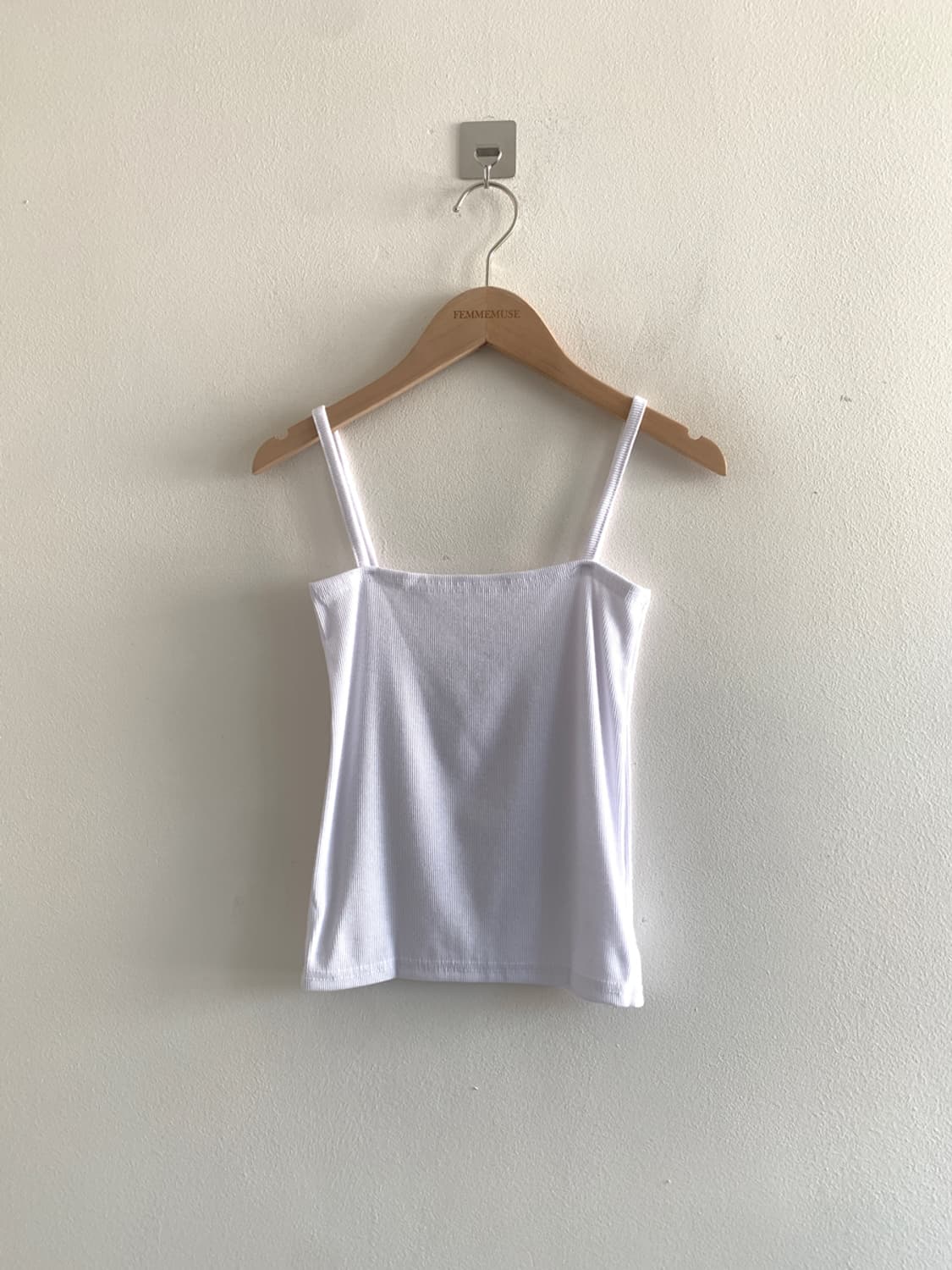 Basic sleeveless top(white) 상품이미지1