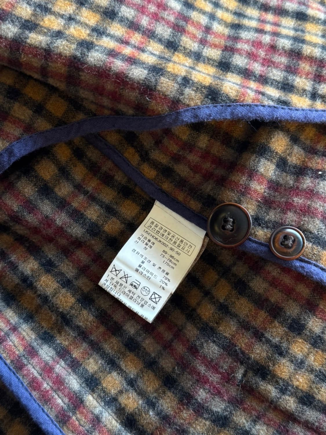 이스트하버서플러스 건클럽 플란넬 자켓 100~103 상품이미지4