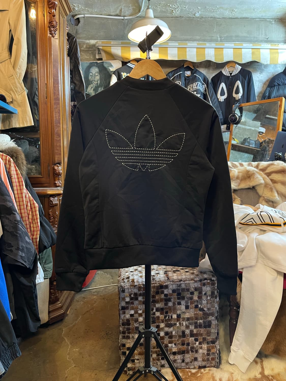 아디다스 파이어버드 메달리스트 트랙탑 저지 자켓 블랙/실버 상품이미지7