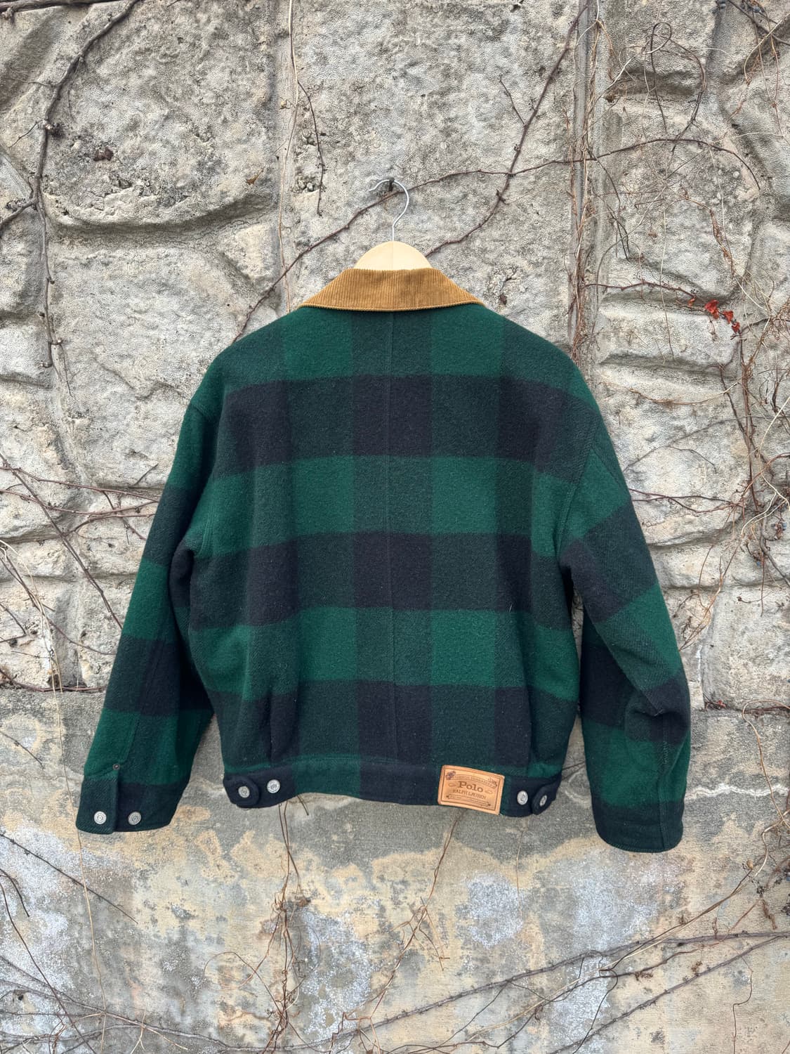 90s 폴로 랄프로렌 빈티지 덩가리 버팔로 체크 울 자켓 상품이미지2