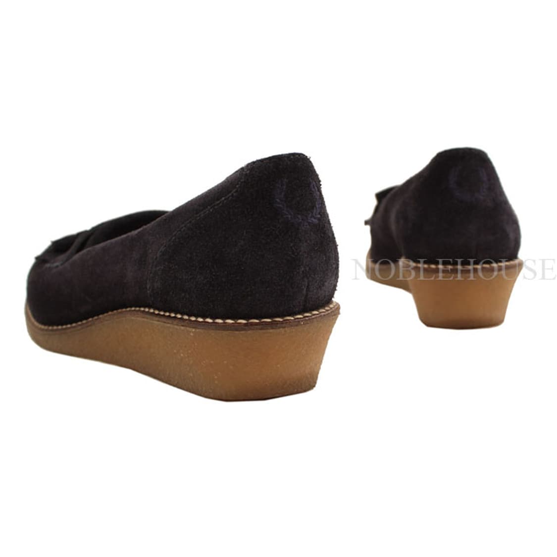 프레드페리 네이비 스웨이드 테슬 웨지 모카신 (US 7) 상품이미지4