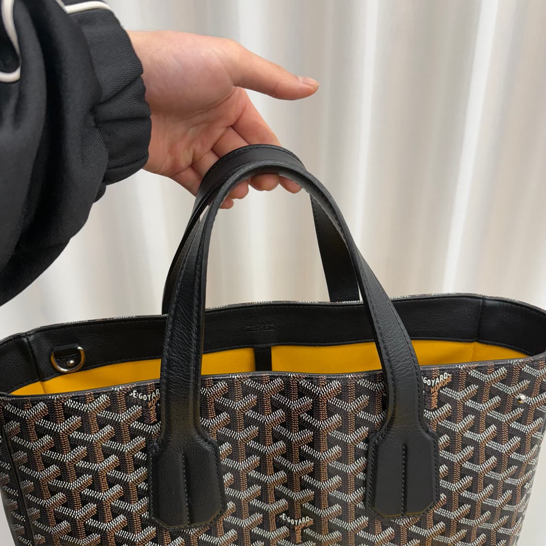 [정품] 고야드 볼테르 토트백 블랙 상품이미지7