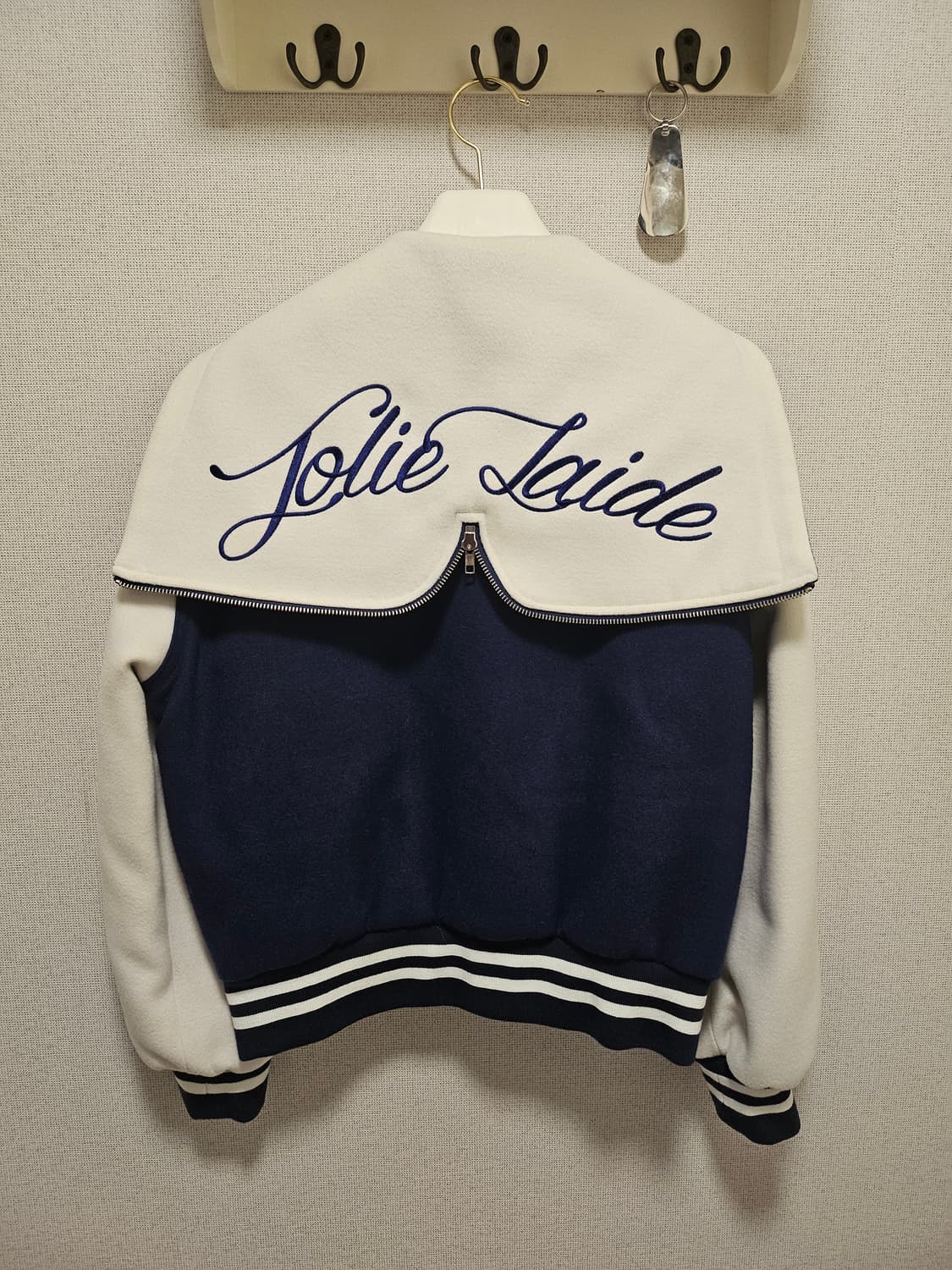 졸리레이드 엔야 바시티 자켓 네이비 상품이미지2