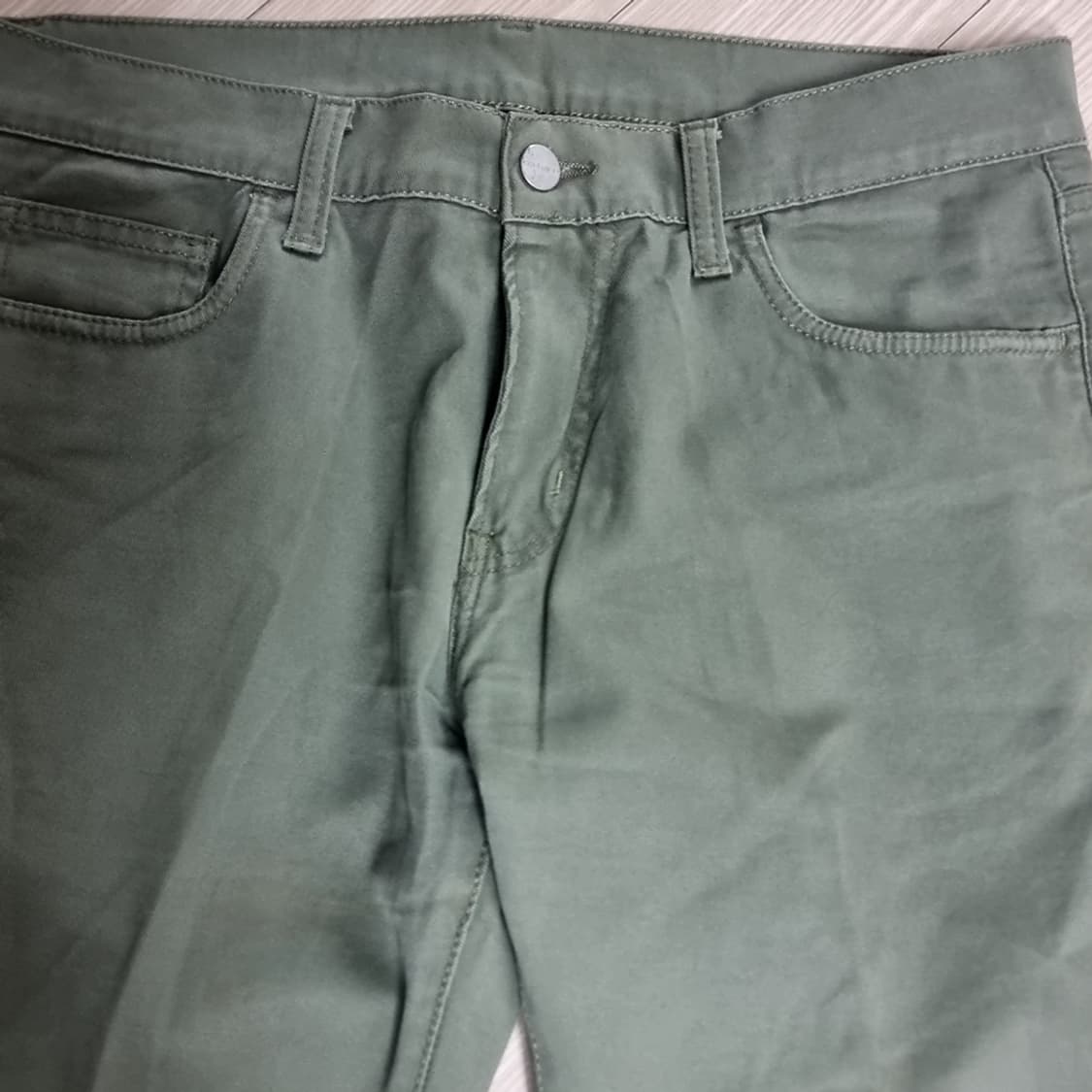 칼하드 카키색 면바지 남성 바지(32) 상품이미지10