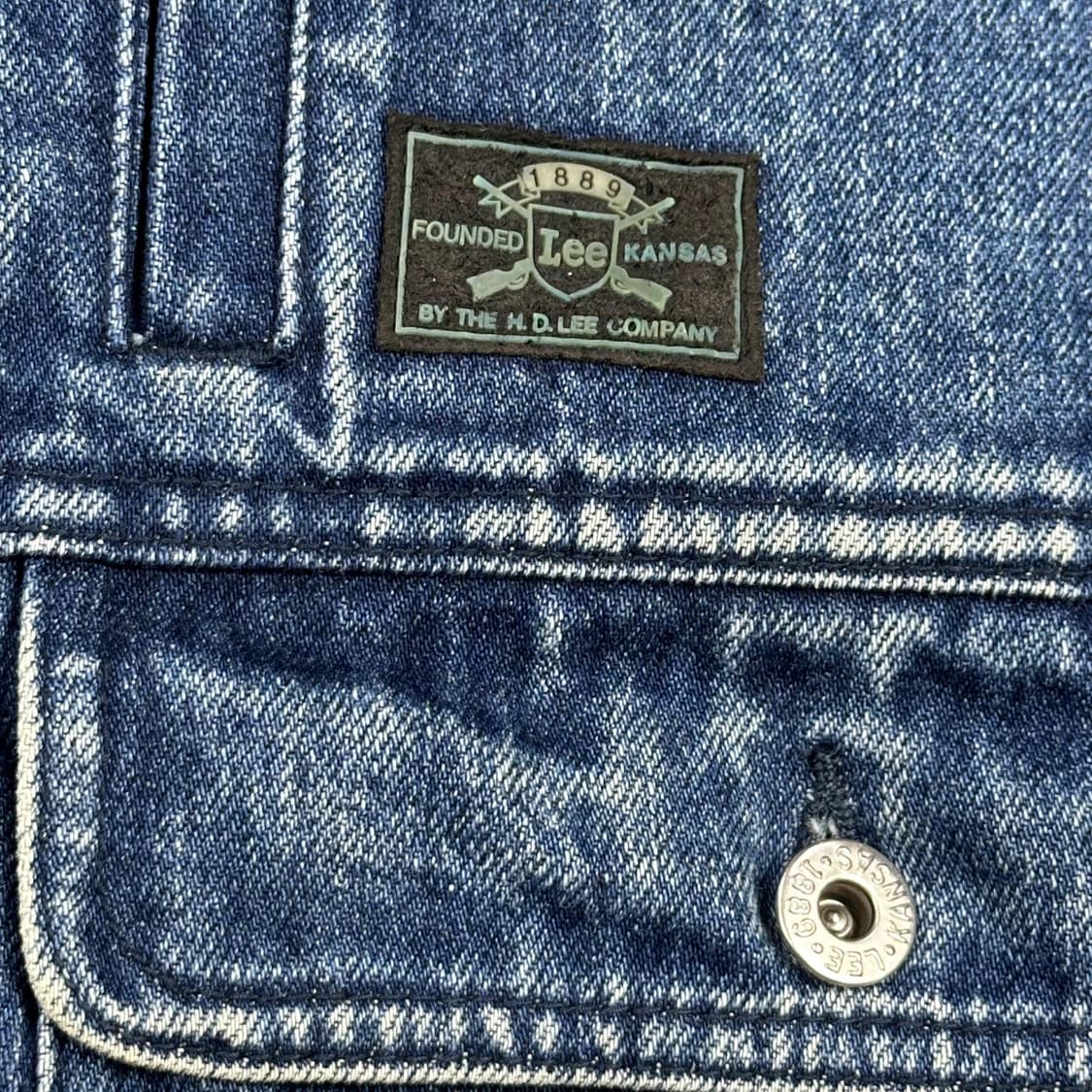 90s LEE 쌍방울 올드 데님 트러커자켓 L 상품이미지6