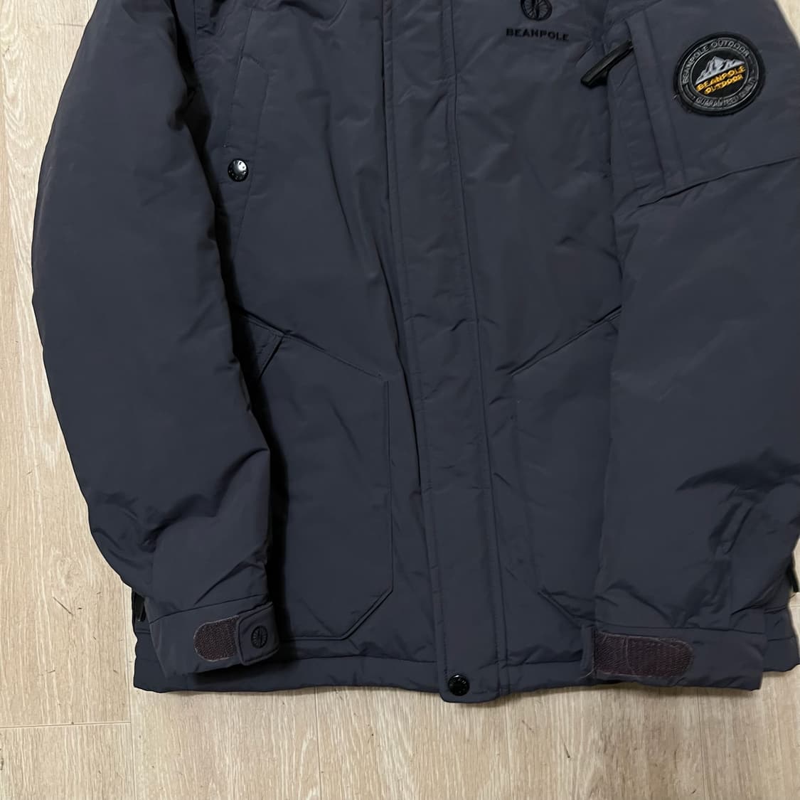 빈폴 아웃도어 와펜 덕다운 후드 패딩 XS/85  상품이미지4