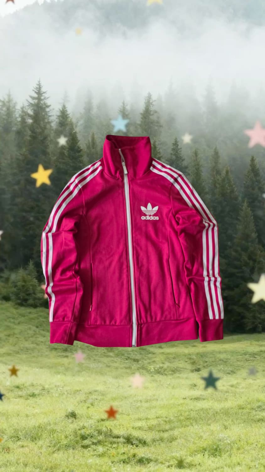 아디다스 핑크 유로파 져지 85 트랙탑 자켓 안감 흰핑 상품이미지1