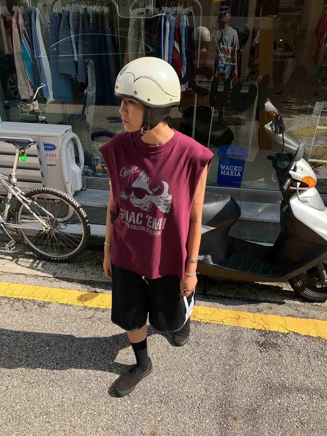 Heavy weight cutting sleeveless  상품이미지4