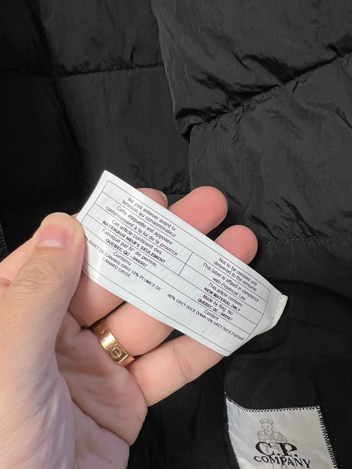 CP컴퍼니 Eco-Chrome R 에코크롬 다운 자켓 패딩 54 상품이미지8