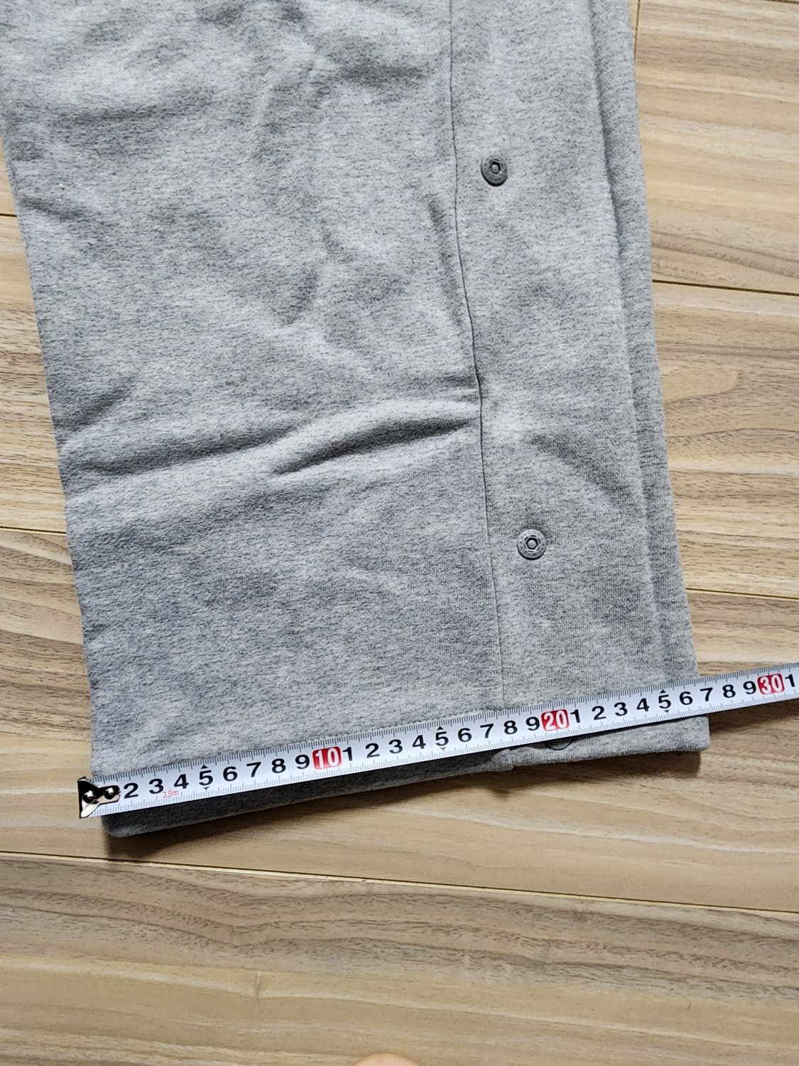 세븐셀라시그니처로고스냅팬츠바지그레이30 상품이미지8