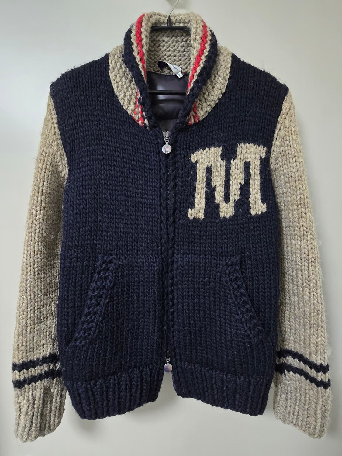 몽클레어 패딩 니트 집업 점퍼 상품이미지4