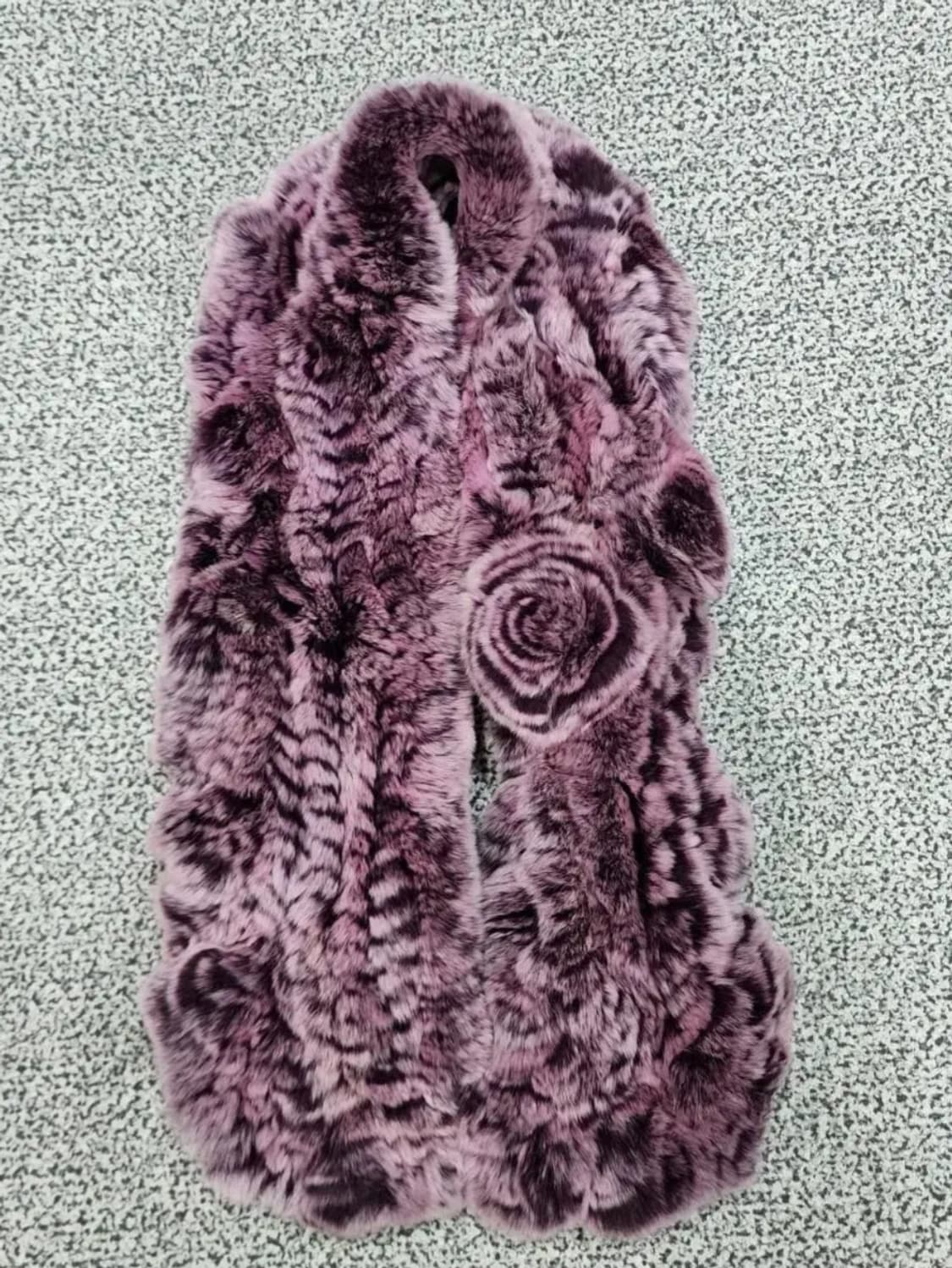 렉스 토끼털 퍼 목도리 상품이미지2