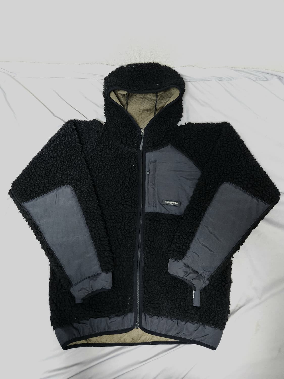 디스이즈네버댓 보아플리스 쉐르파 후드 자켓 M 상품이미지1