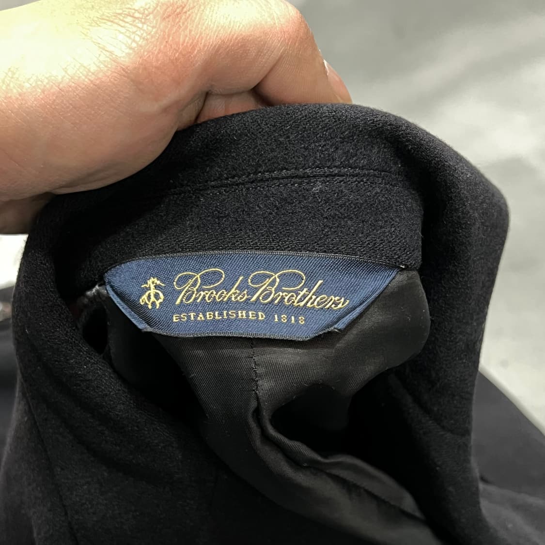  브룩스 브라더스 히든 버튼 울 코트 y14926 상품이미지6