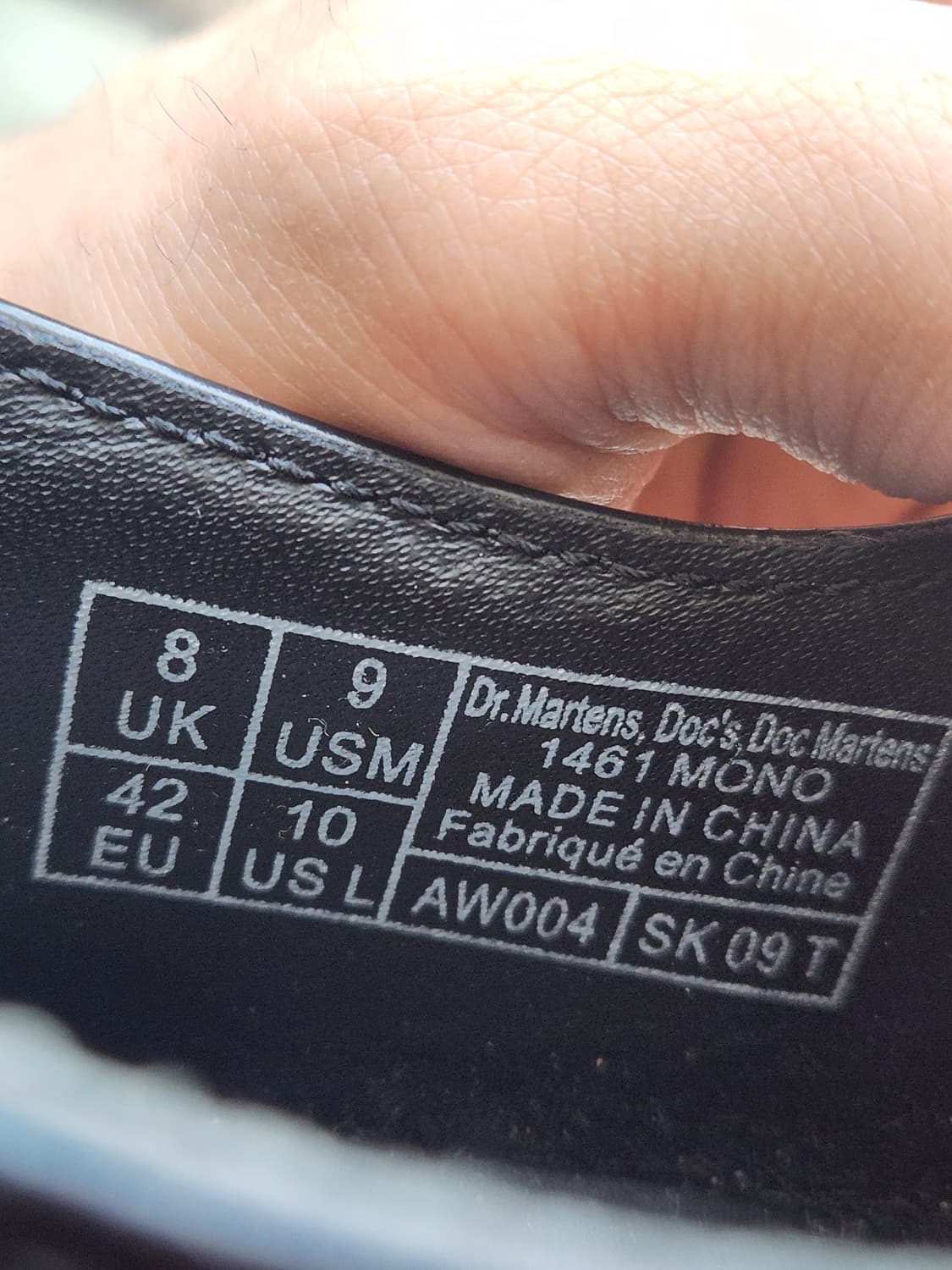 닥터마틴 1461 모노 (270) 상품이미지9